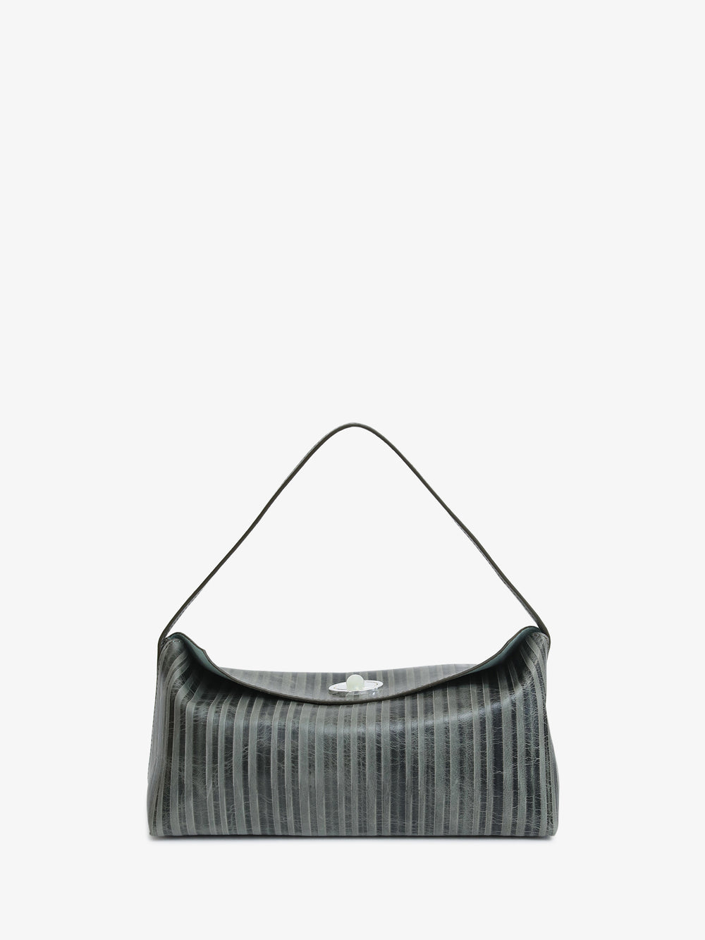 Doba Quartz Turnlock Two Tone Shoulder Bag