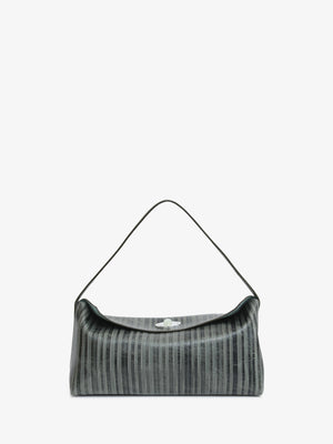 Doba Quartz Turnlock Two Tone Shoulder Bag