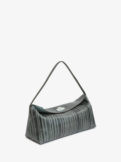 Doba Quartz Turnlock Two Tone Shoulder Bag