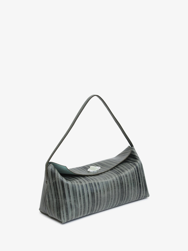 Doba Quartz Turnlock Two Tone Shoulder Bag