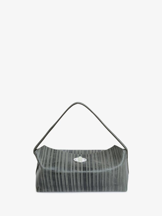 Doba Quartz Turnlock Two Tone Shoulder Bag