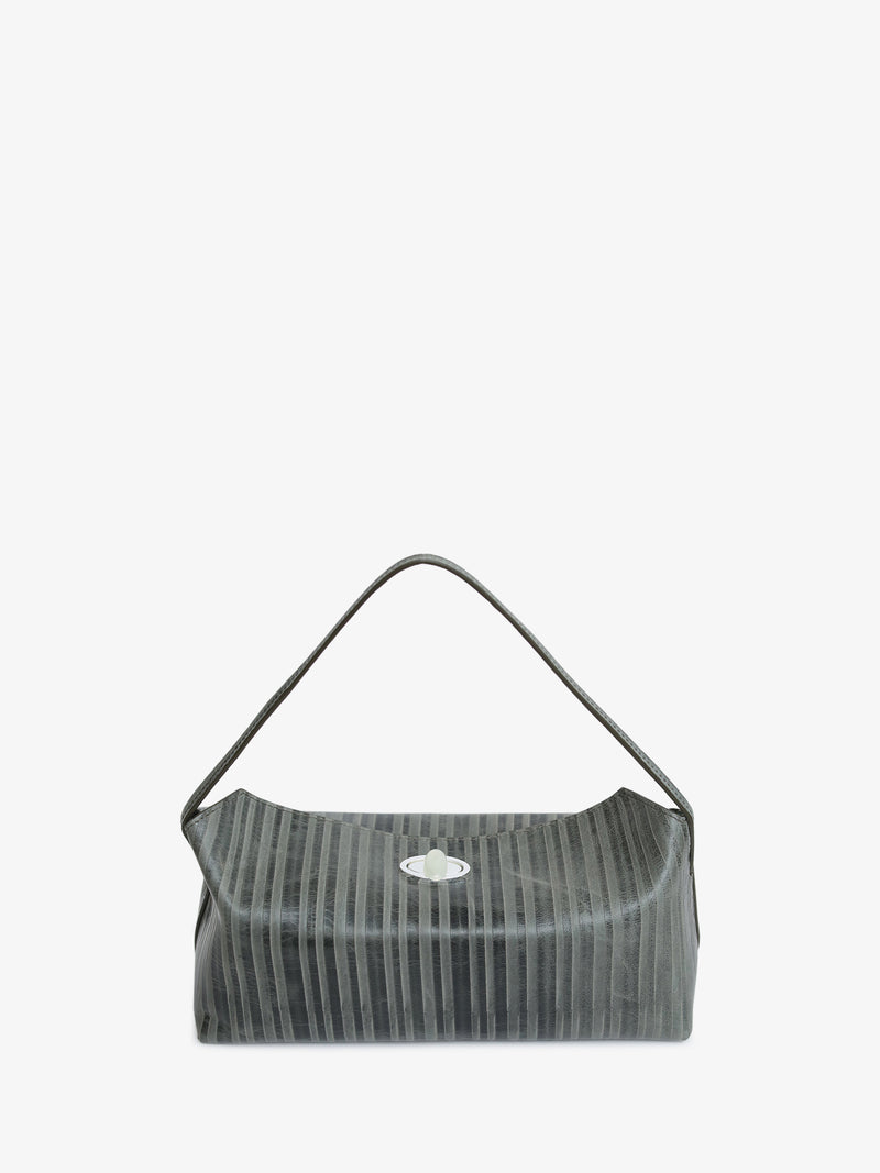 Doba Quartz Turnlock Two Tone Shoulder Bag - Image 4