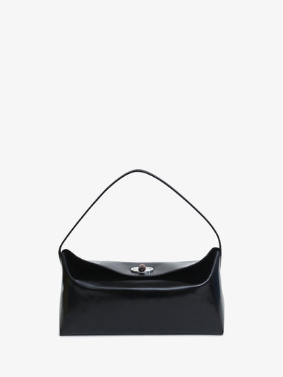 Doba Quartz Turnlock Polished Shoulder Bag