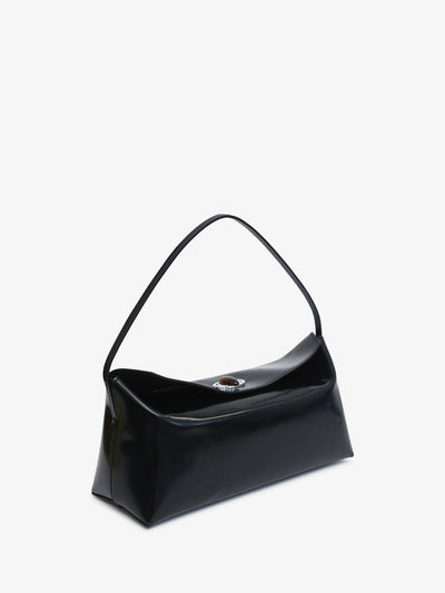 Doba Quartz Turnlock Polished Shoulder Bag
