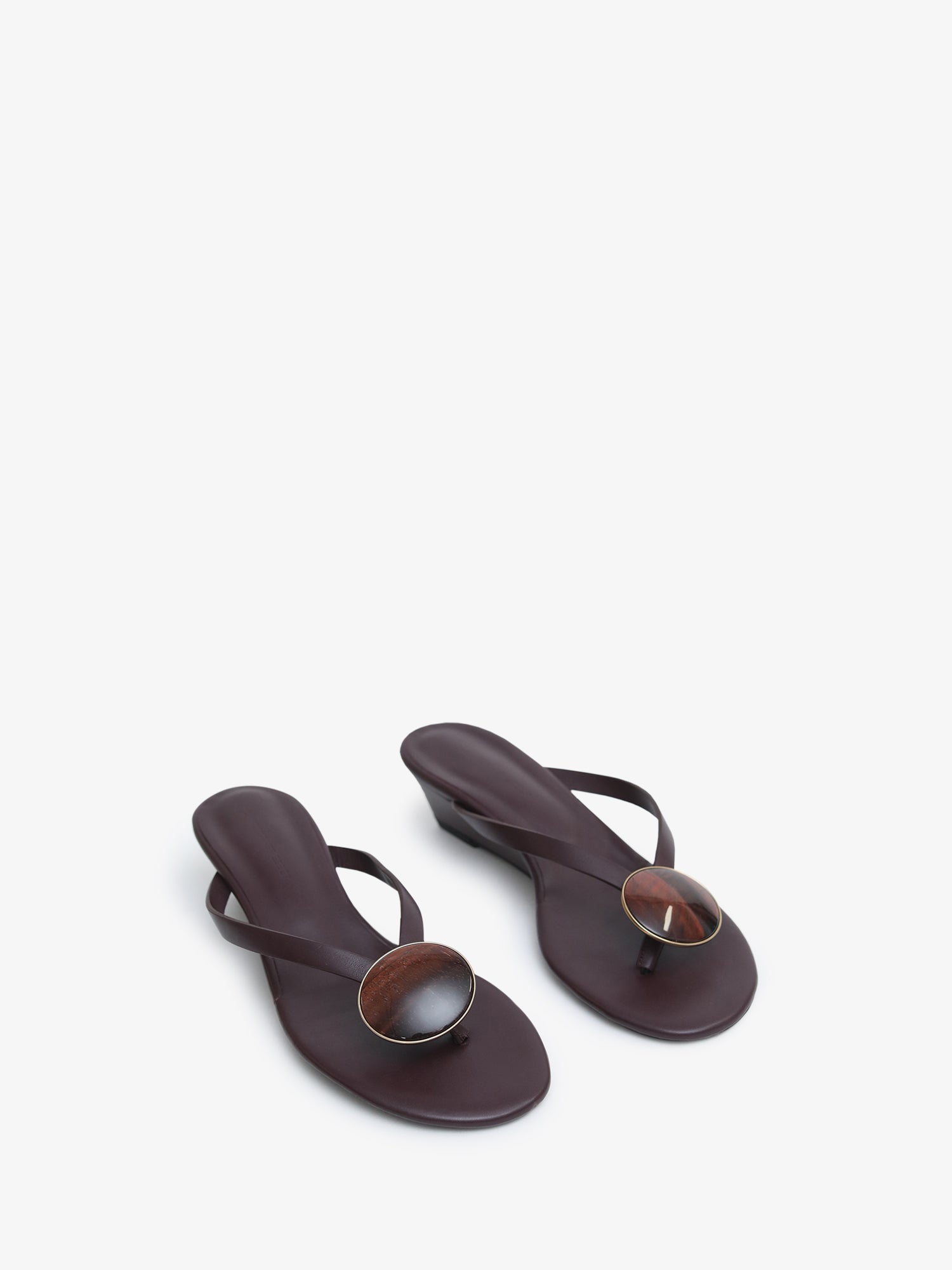 Aura Quartz Flip Flop Wedge