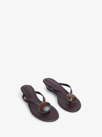 Aura Quartz Flip Flop Wedge