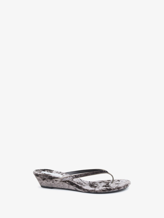 Scala Velvet Wedge