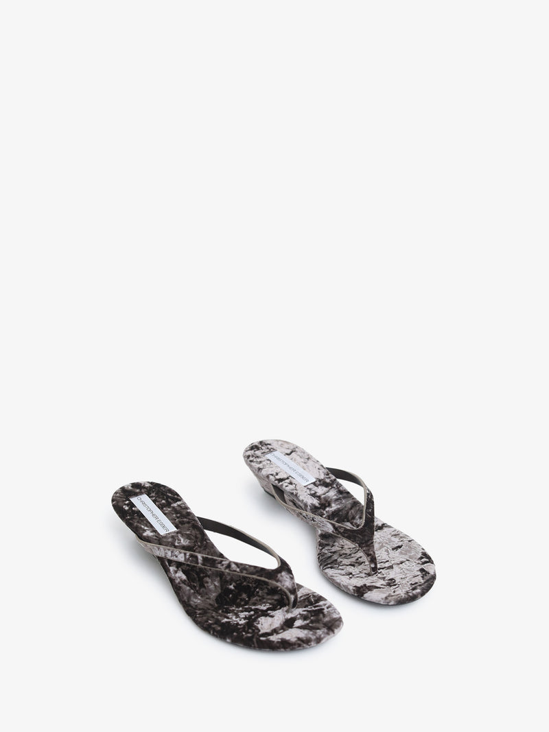 Scala Velvet Wedge - Image 2