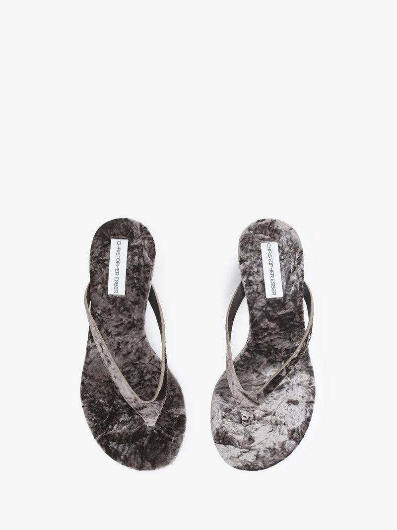 Scala Velvet Wedge - Image 3