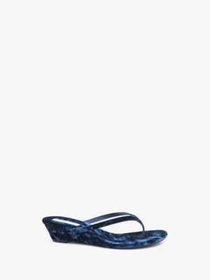 Scala Velvet Wedge