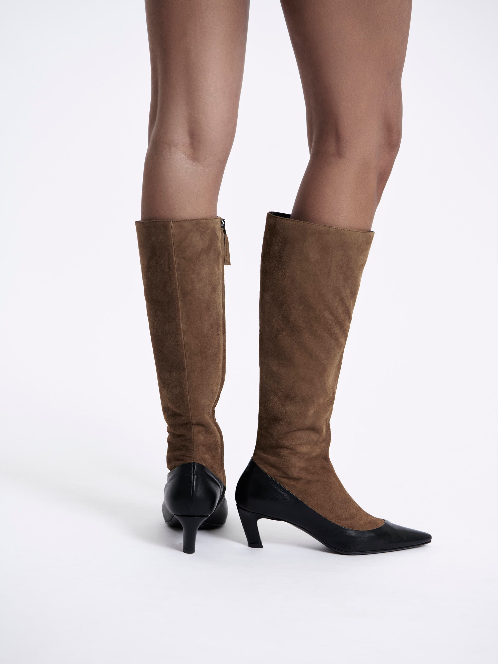 Corte Panelled High Boot