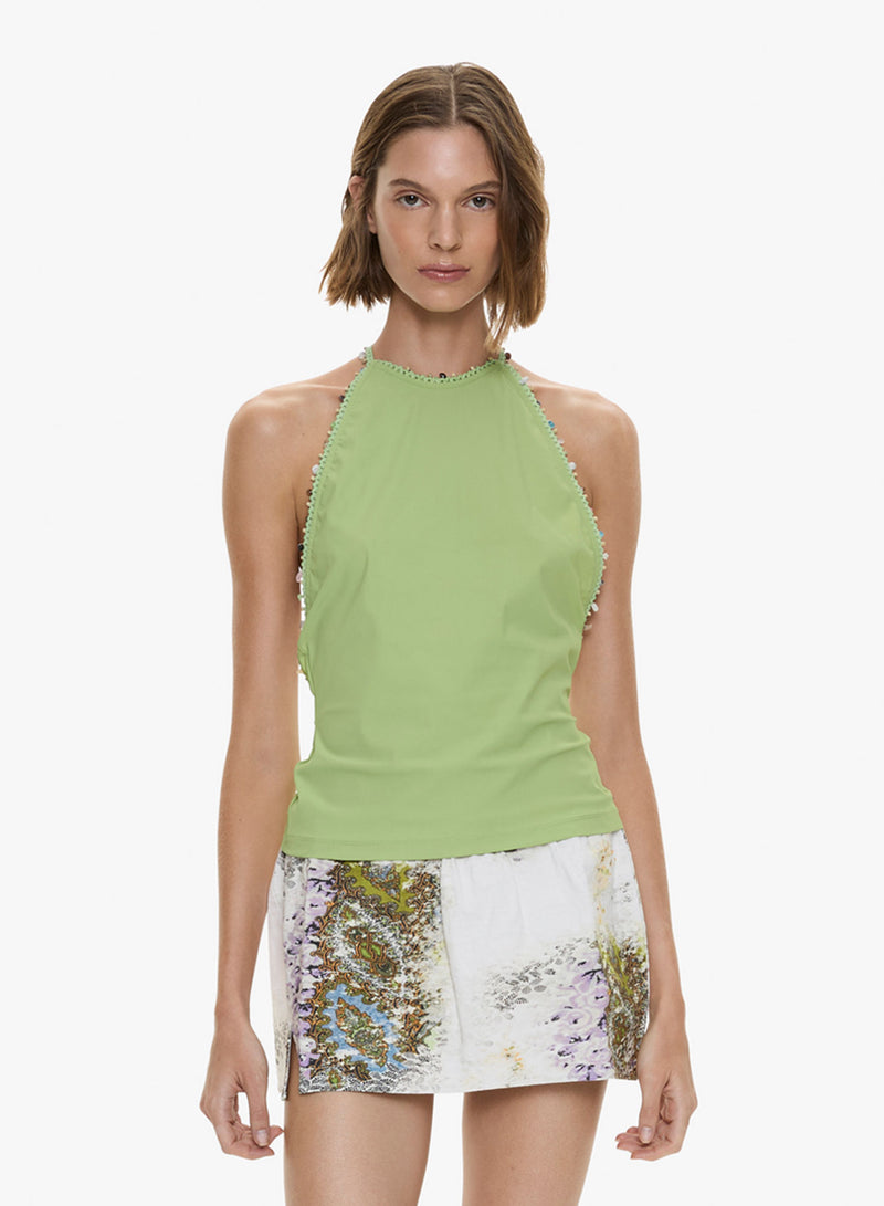 Beach Quartz Halter Lycra Top - Image 1