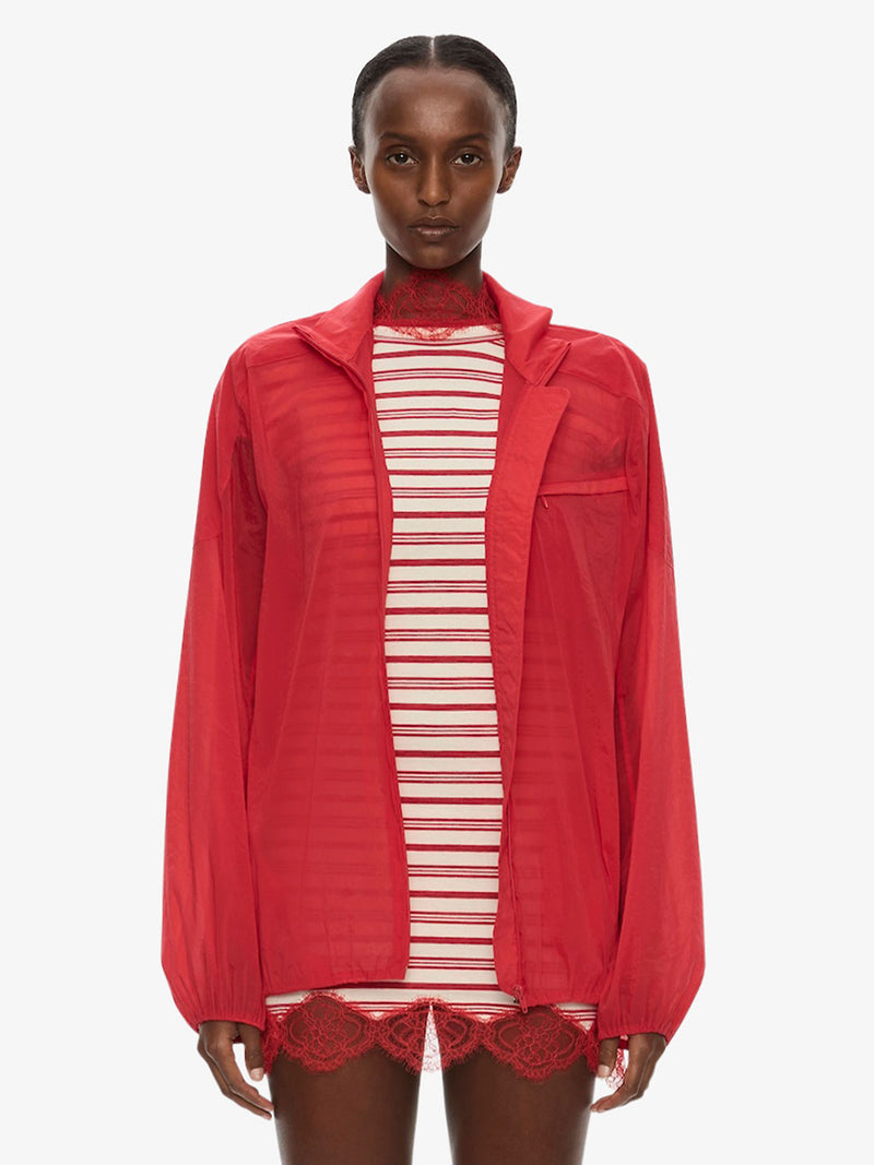 Dannie Lucent Mottled Sheer Bomber - Image 1