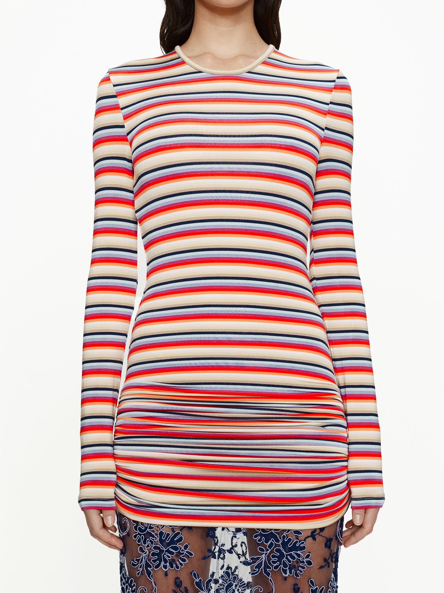 Calypso Iris Lace Long Sleeve Dress