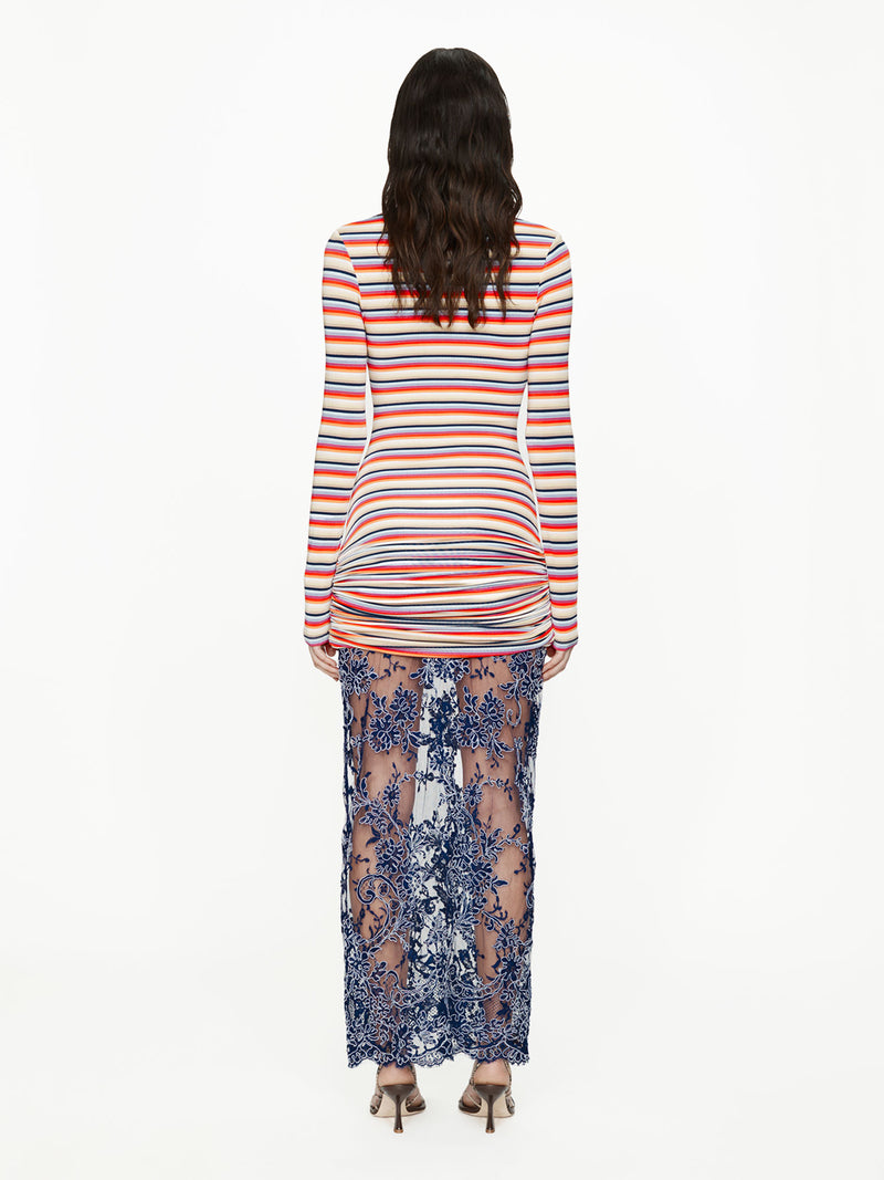 Calypso Iris Lace Long Sleeve Dress - Image 4