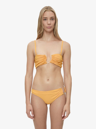 Ruched Crescent Bandeau