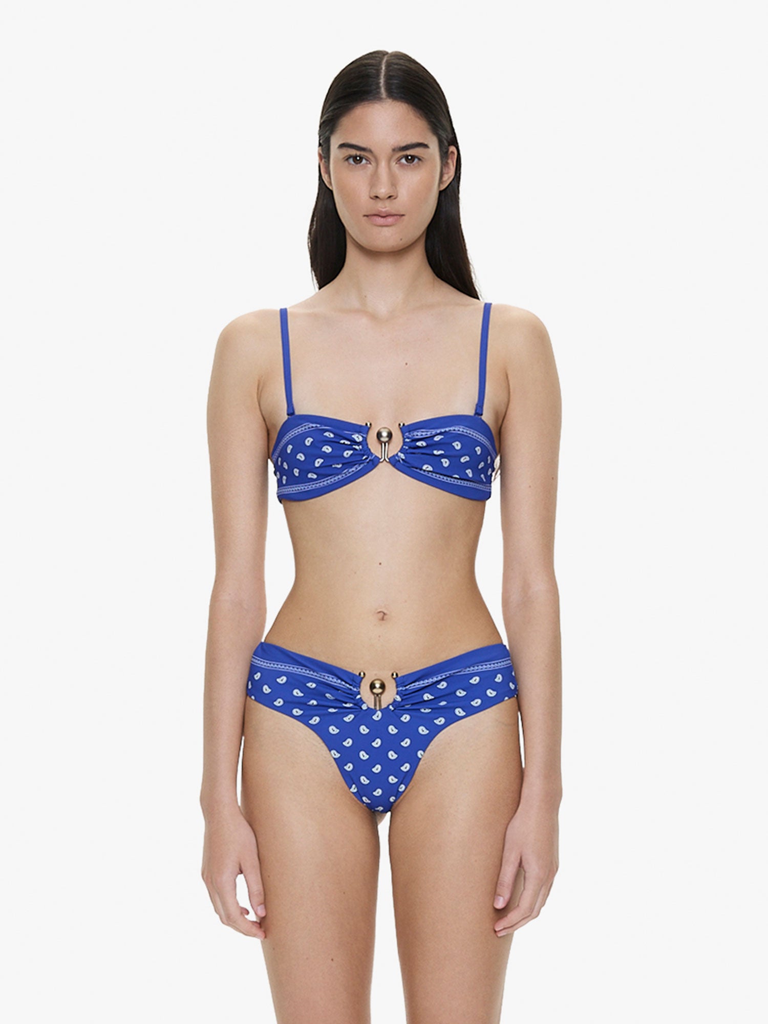 Bandana Ruched Orbit Bandeau
