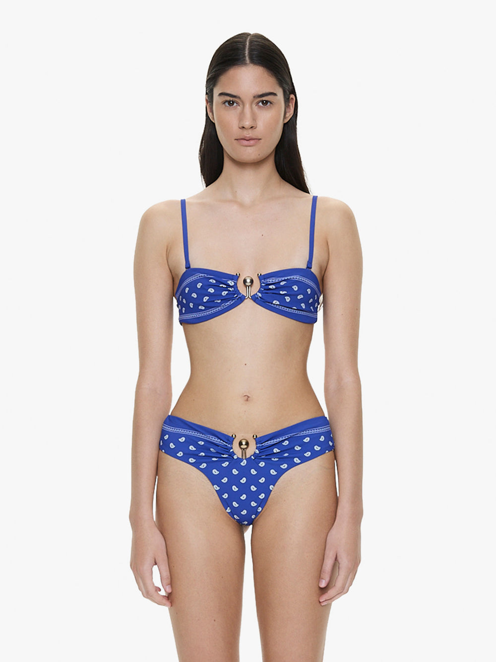 Bandana Ruched Orbit Bandeau