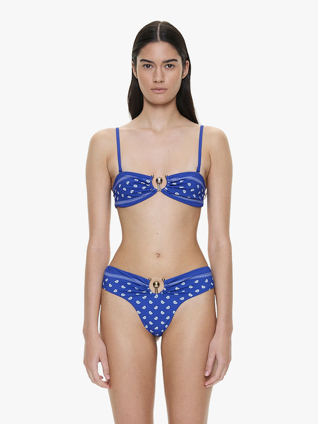 Bandana Ruched Orbit Bandeau