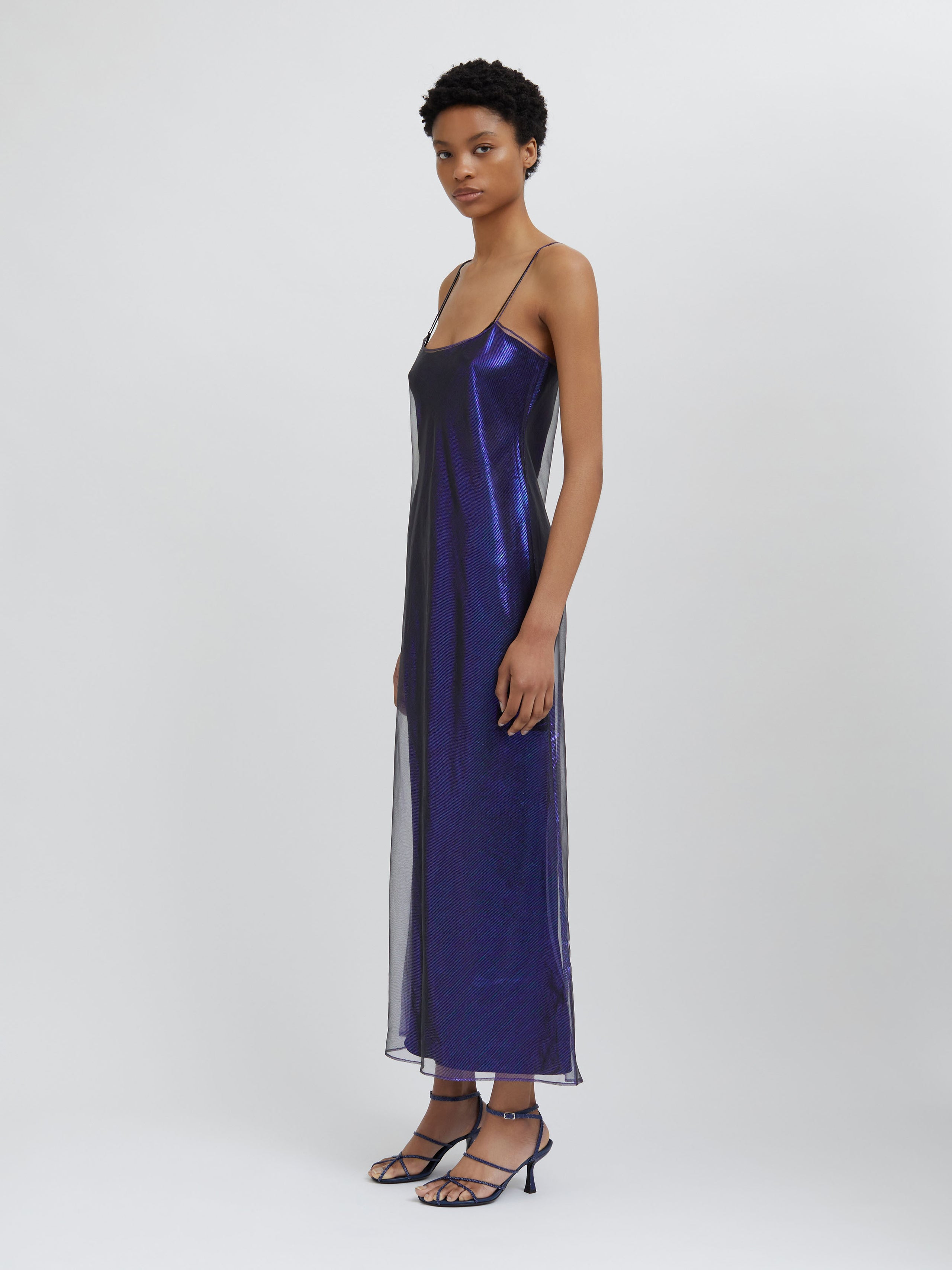 Iridescent Slip Dress