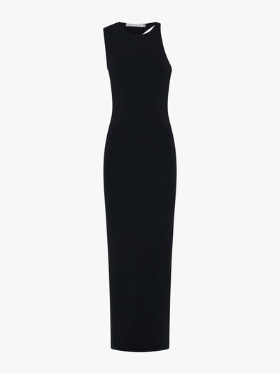 Encased Nature Resin Knit Column Dress