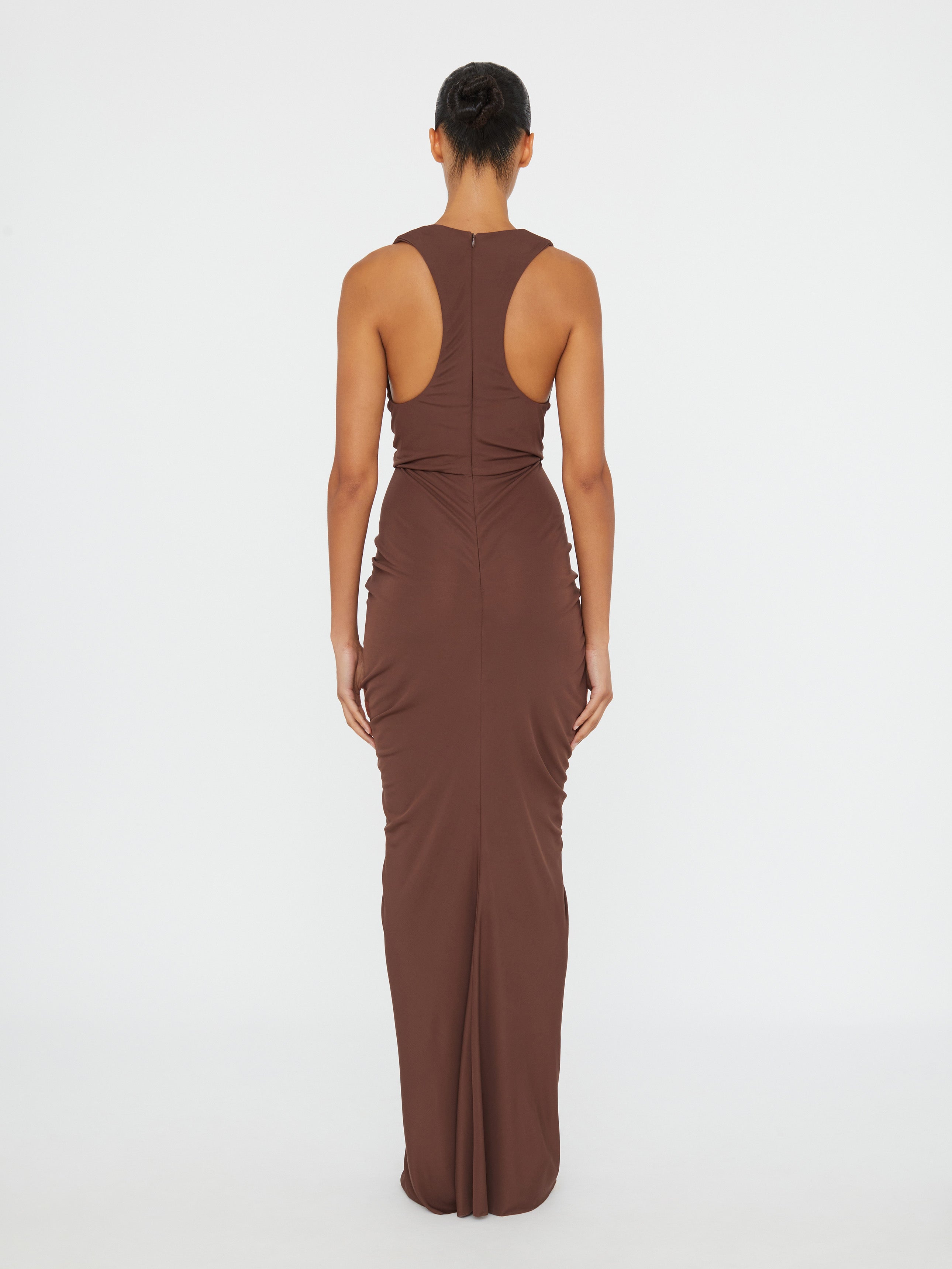 Vivenda Drape Front Dress