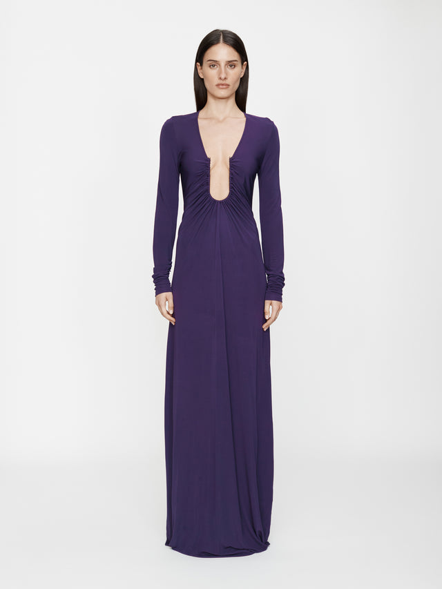 Arced Palm Long Sleeve Dress
