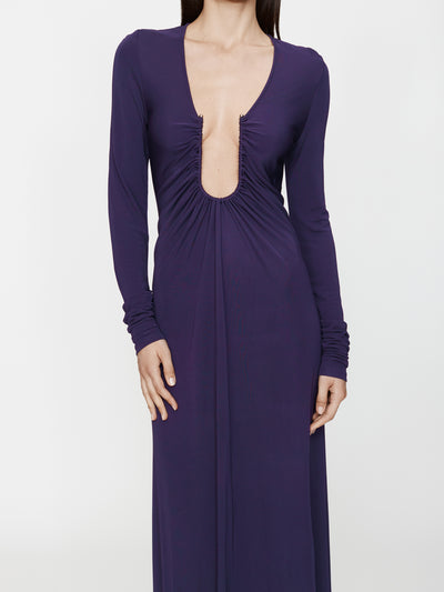Arced Palm Long Sleeve Dress