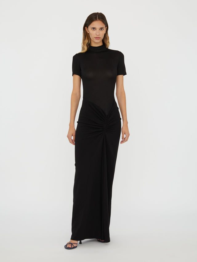 Fusion Ruched Tee Gown