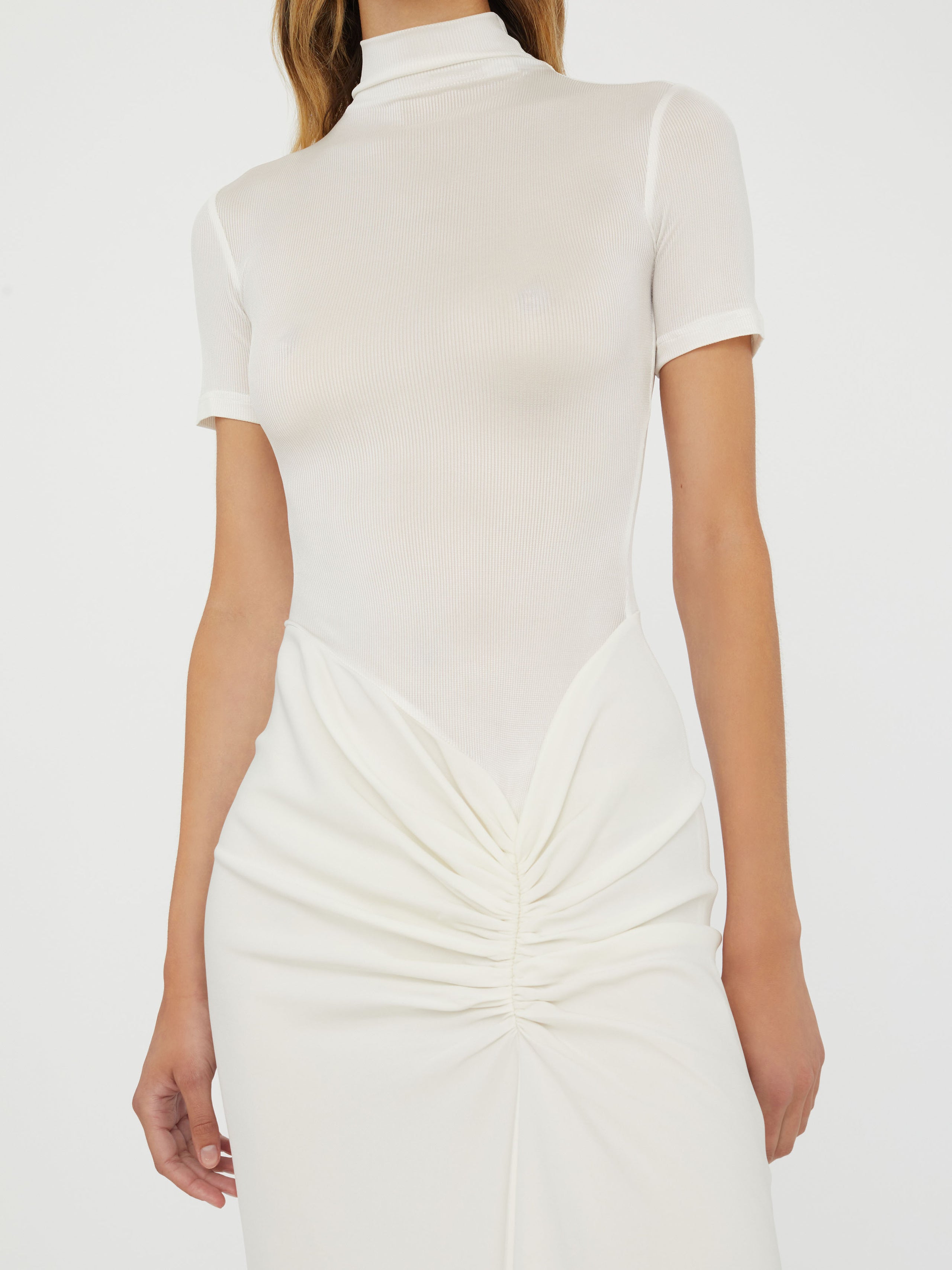 Fusion Ruched Tee Gown