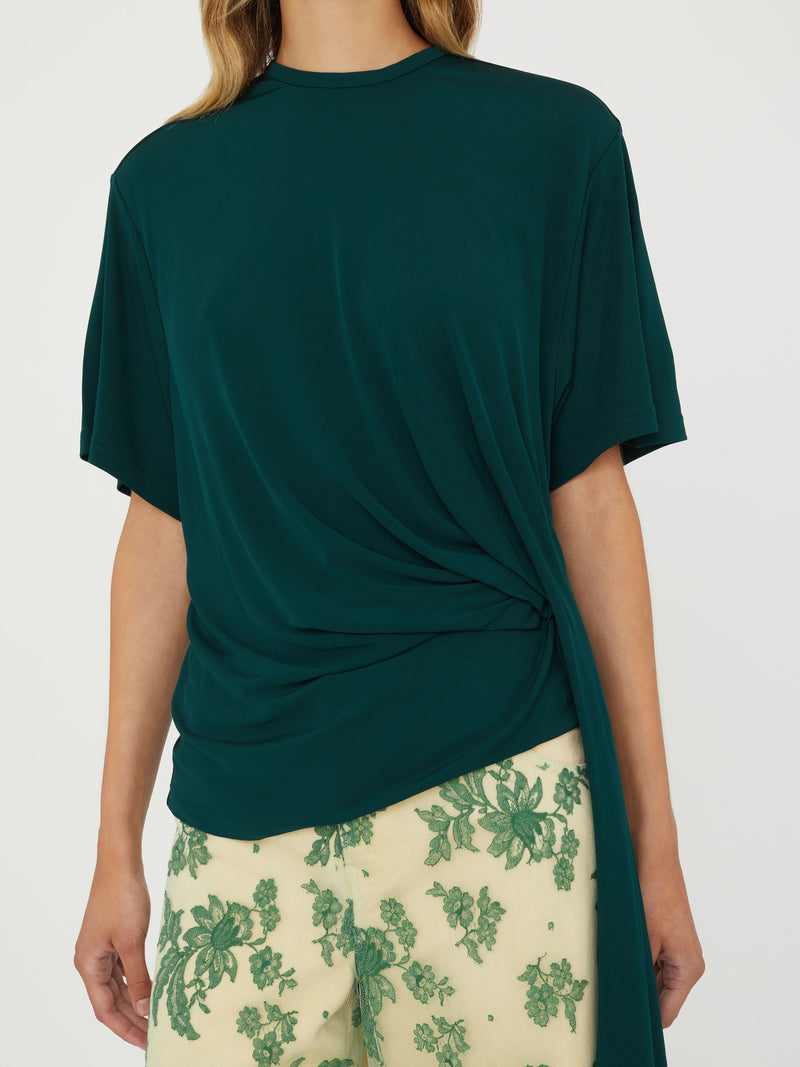 Side Cowl Drape Extension Tee