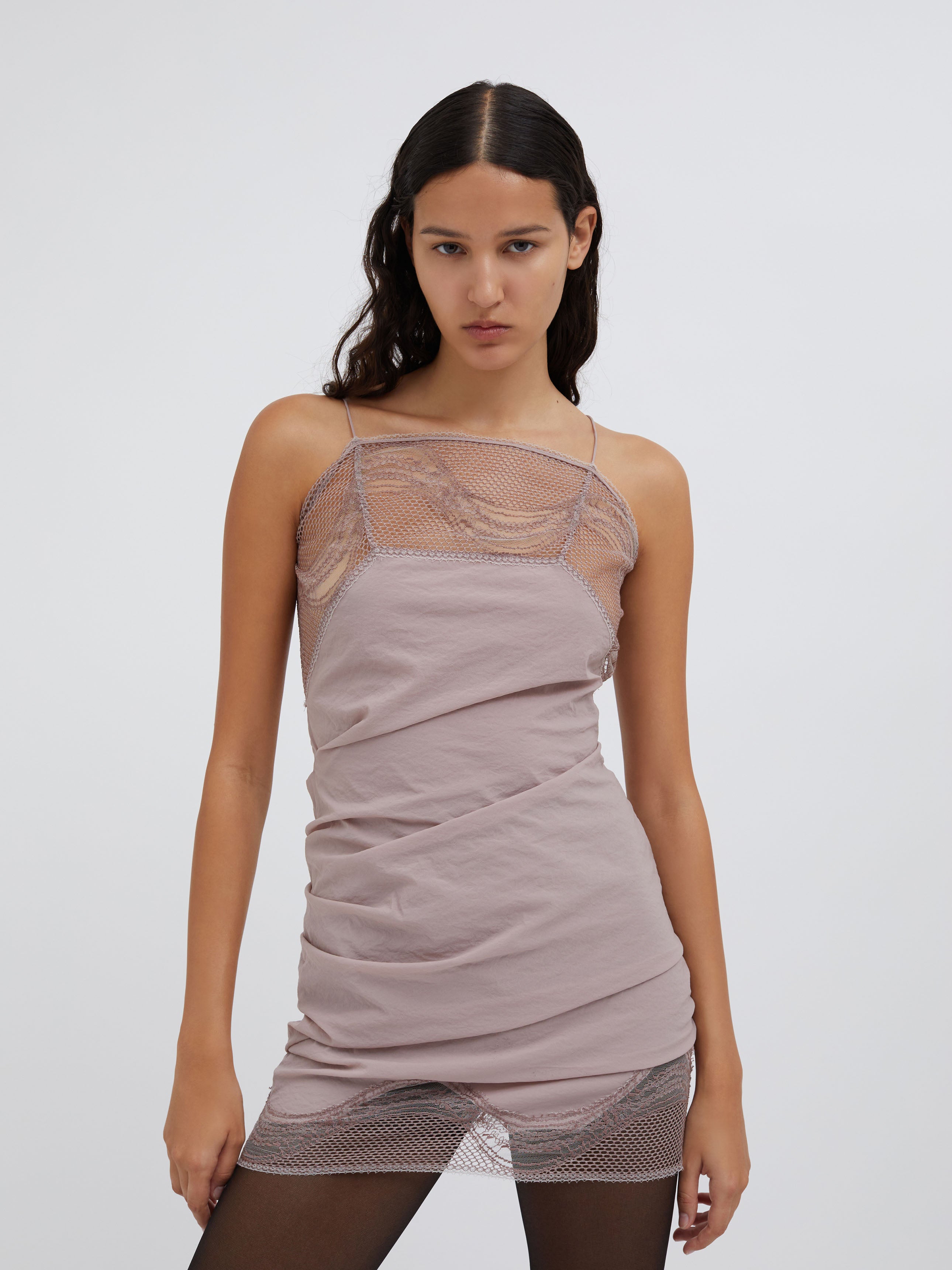 Vellum Lace Cami Dress