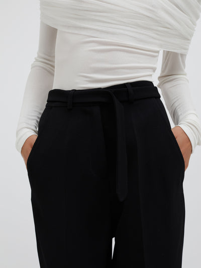 Pique Belted Trouser