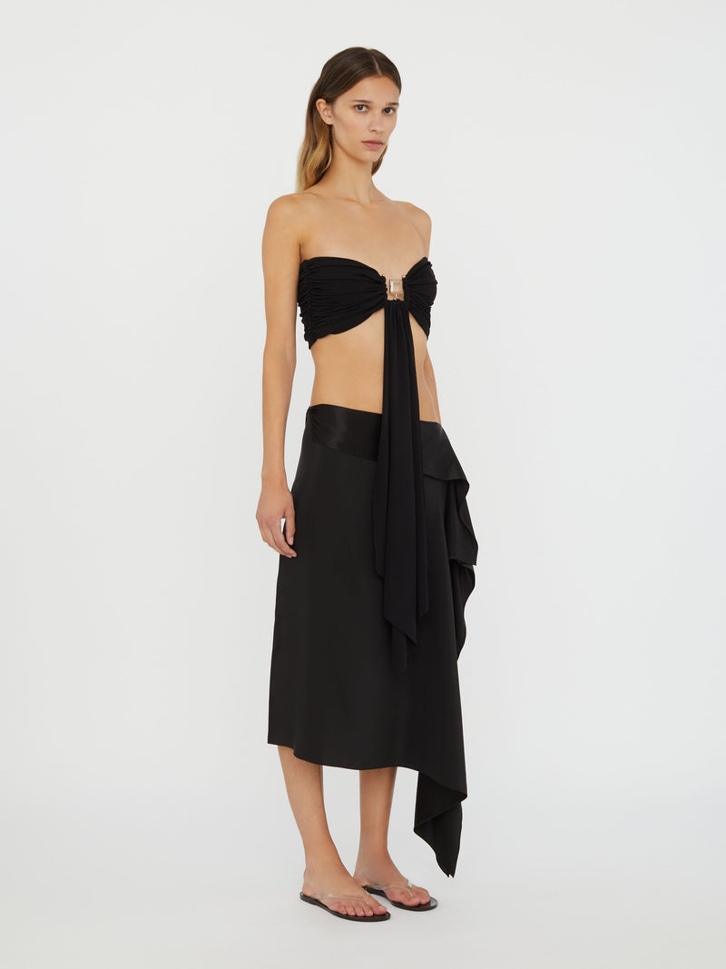 Crosscut Floating Silk Skirt - Image 4