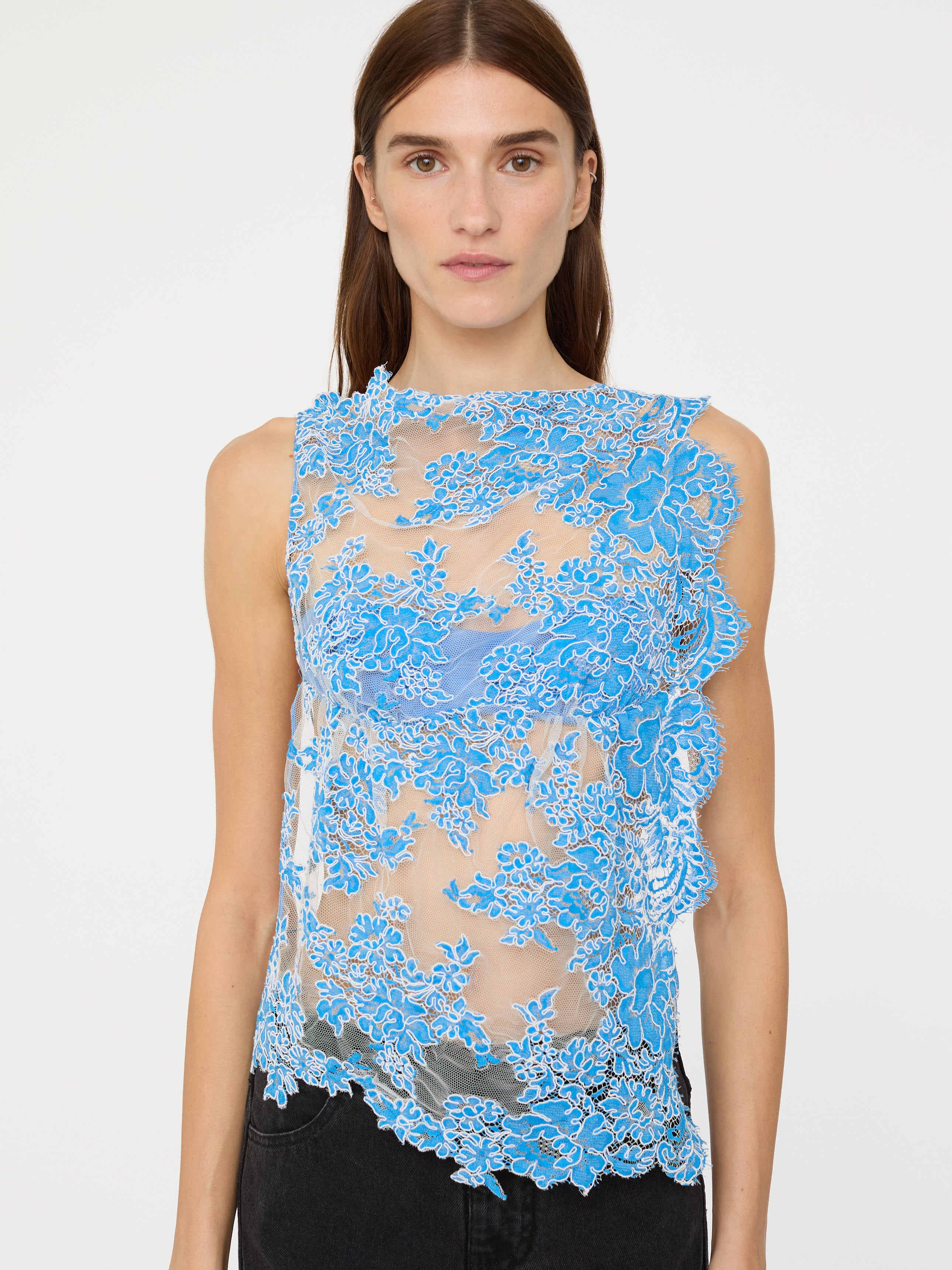 Floating Lace Balconette Tank