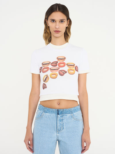 Chatter Sheer Overlay Tee