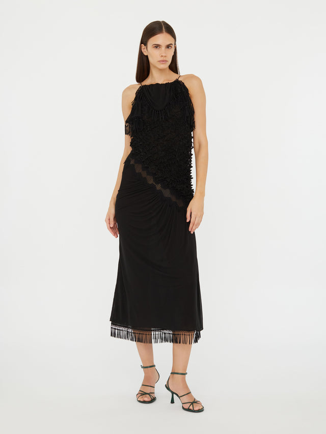 Urchin Knit Drape Dress