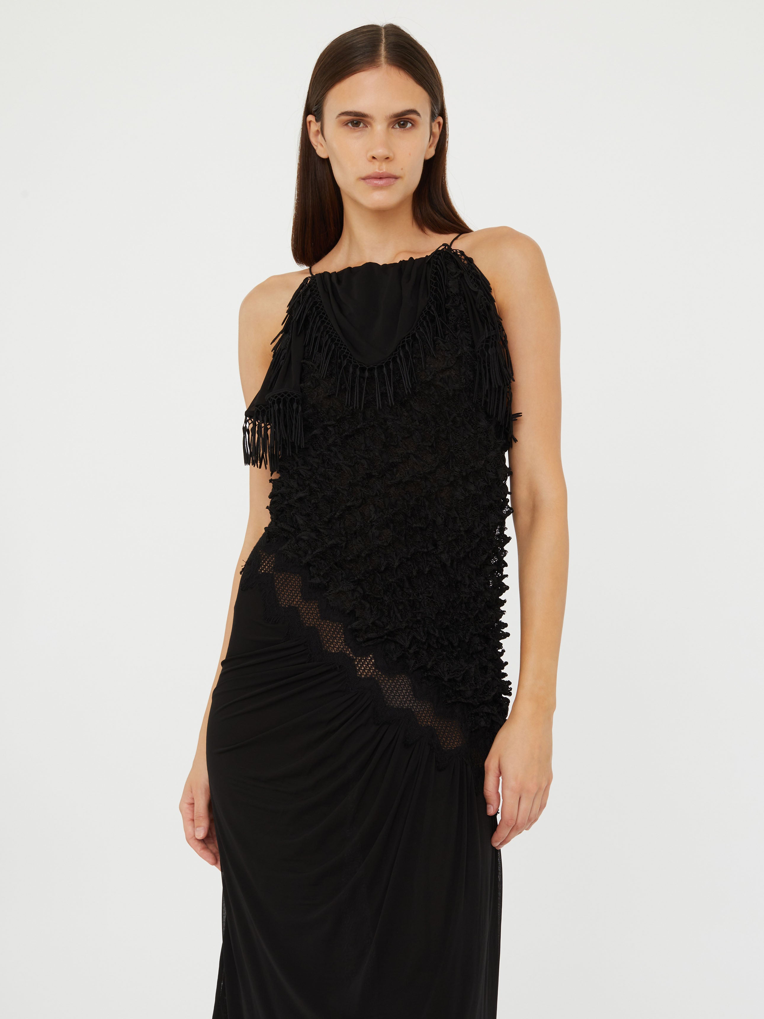 Urchin Knit Drape Dress