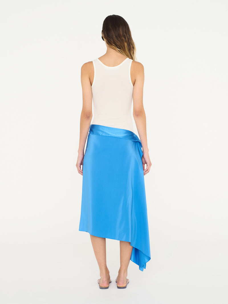 Crosscut Floating Silk Skirt - Image 4