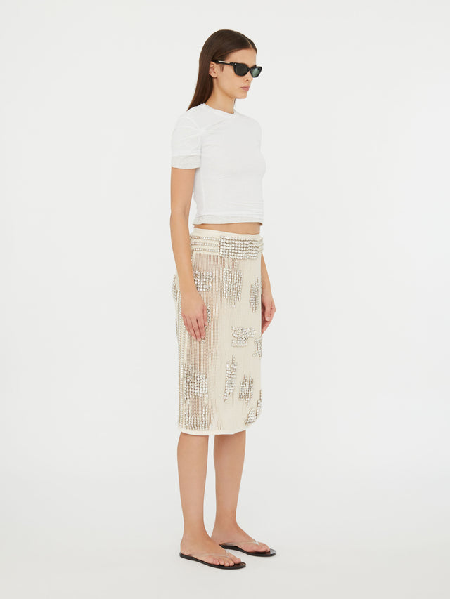 Crystal Collage Skirt