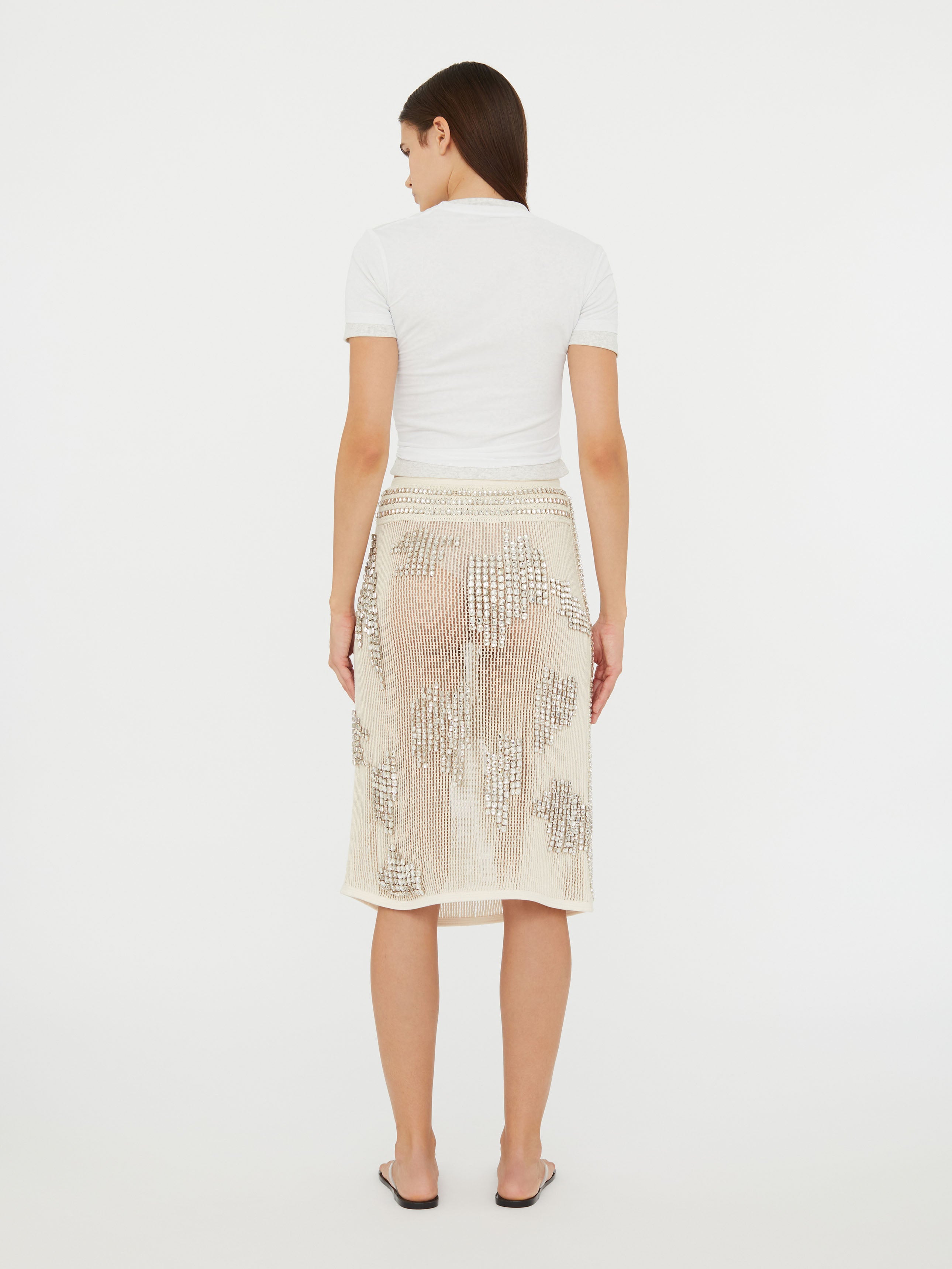 Crystal Collage Skirt