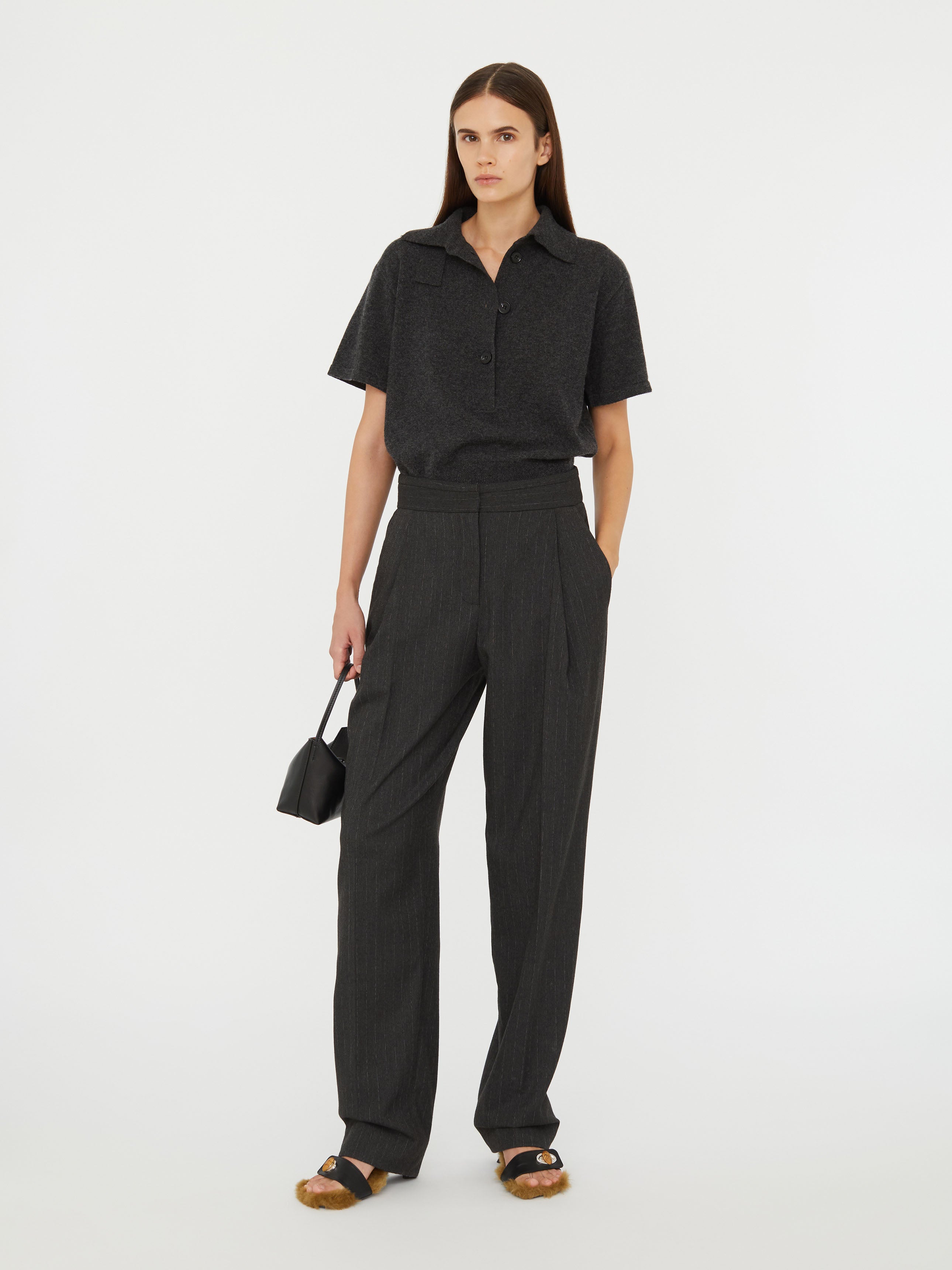 Cuffed Tailored Trouser