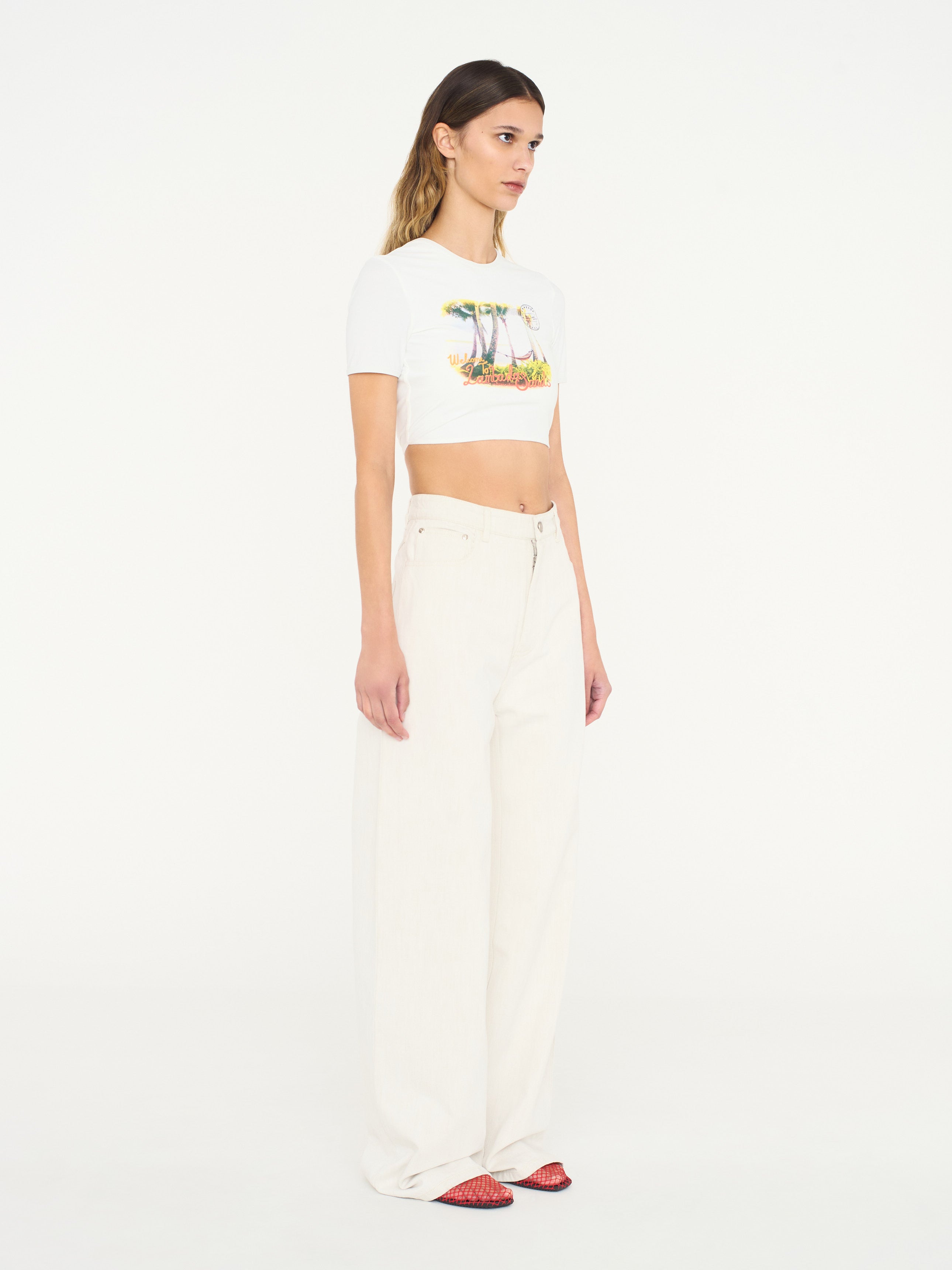 Lambada Sands Backless Knot Tie Tee