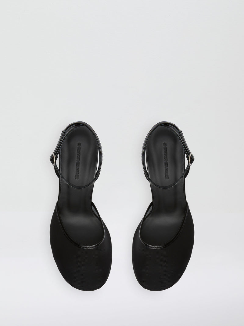Sheer Mesh Mary Jane Heel - Image 4