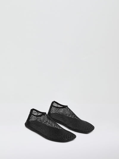 Minette Crystal Mesh Flat