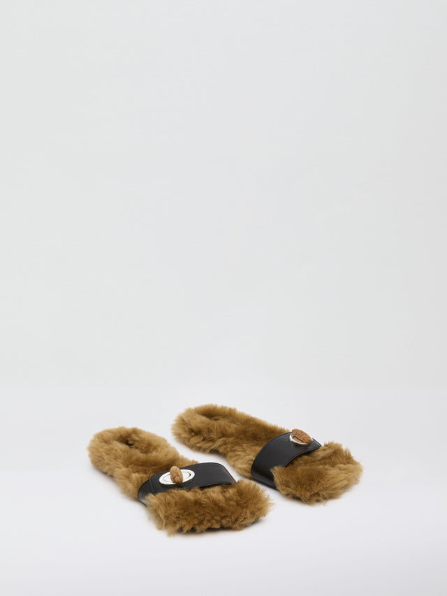 Turnlock Sheepskin Flat