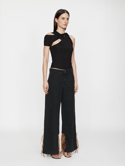 Basket Leather Jean