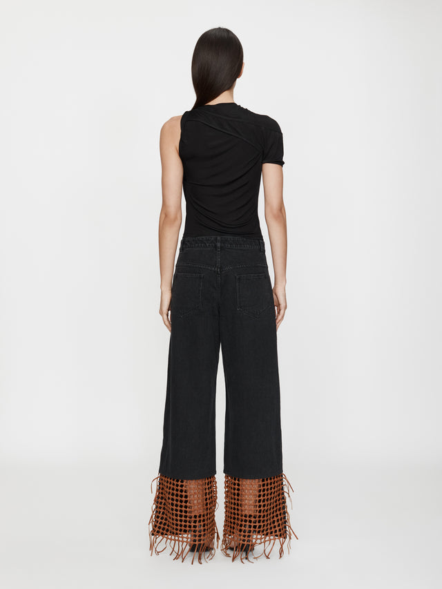 Basket Leather Jean