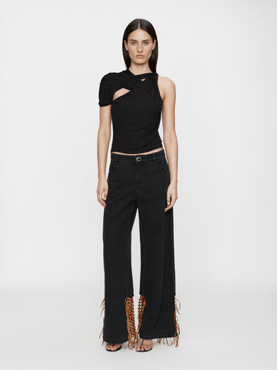 Basket Leather Jean