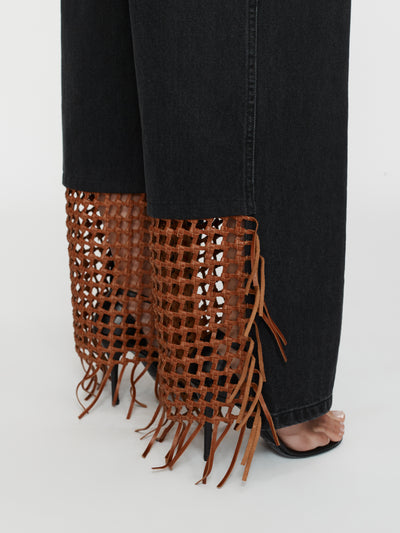 Basket Leather Jean